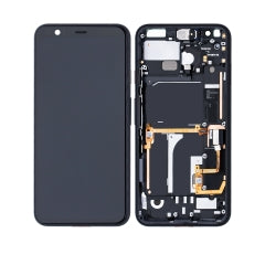 OLED Assembly With Frame For Google Pixel 4 (Refurbished) (Just Black Power Button)