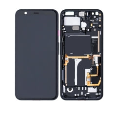 OLED Assembly With Frame For Google Pixel 4 (Refurbished) (Pink Power Button)