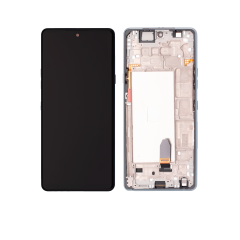 LCD Assembly With Frame For LG Stylo 6 / K71 (Refurbished) (Silver)
