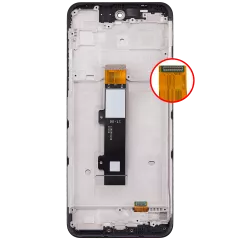 LCD Assembly With Frame For Motorola Moto G Play (XT2271 / 2023) (Refurbished) (Deep Indigo)