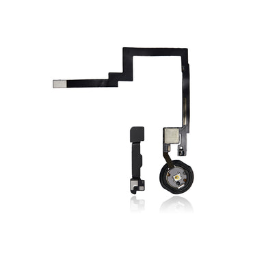 Home Button With Flex Compatible For iPad Mini 3 (White)