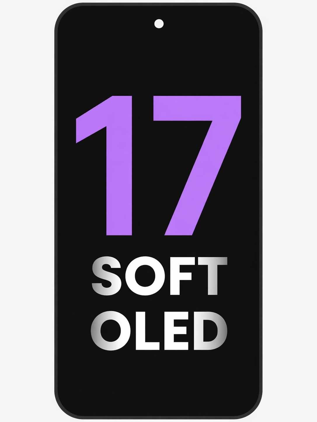 OLED Assembly Compatible For iPhone 17 (Aftermarket / Soft OLED) (120 HZ)