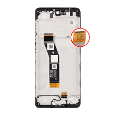LCD Assembly With Frame For Motorola Moto G04 (XT2421 / 2024) (Refurbished) (All Colors)