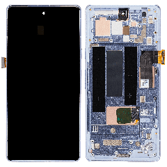 OLED Assembly With Frame (With Fingerprint Sensor ) For Google Pixel 7a 5G (Refurbished) (Sea)