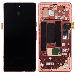 OLED Assembly With Frame (With Fingerprint Sensor ) For Google Pixel 7a 5G (Refurbished) (Coral)