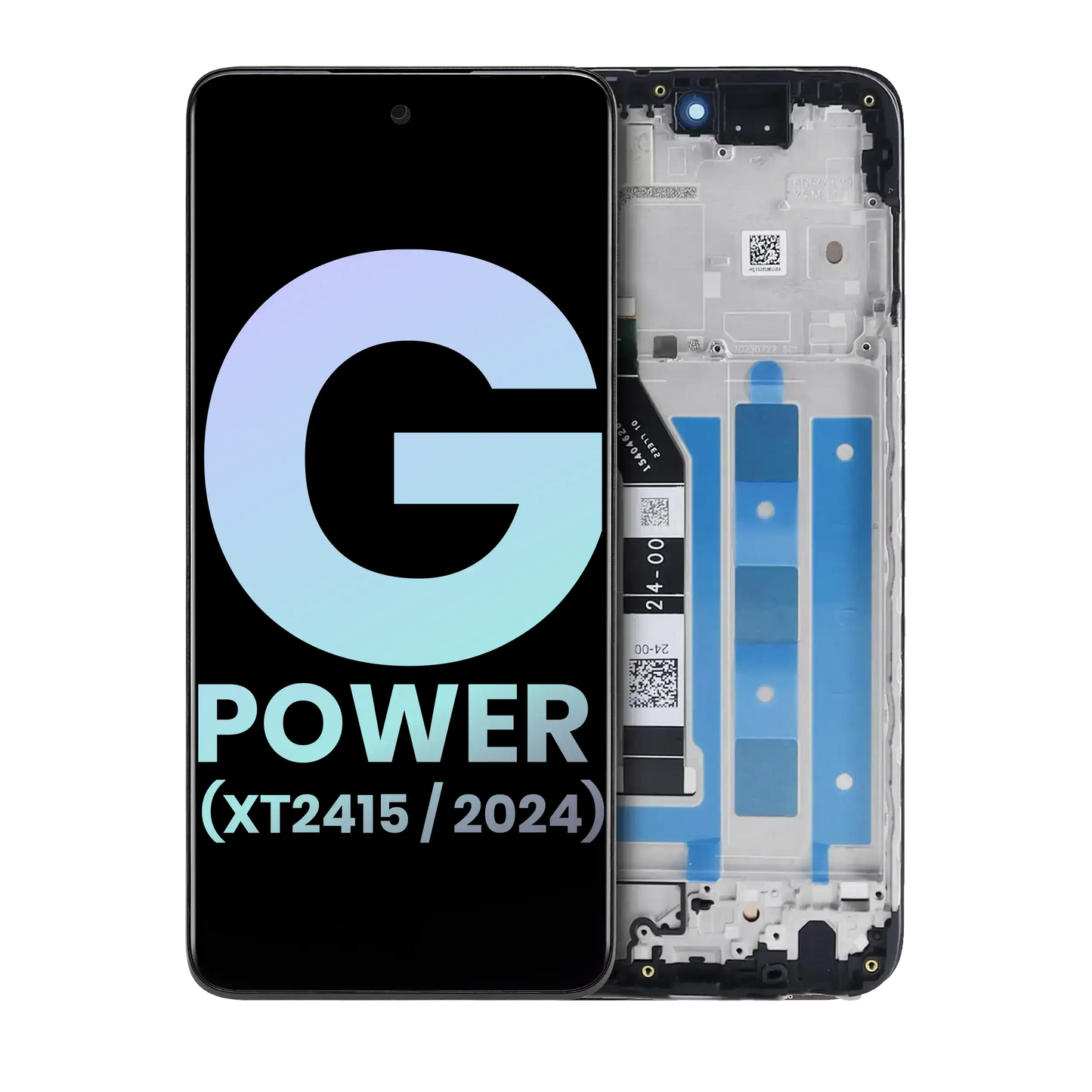 LCD Assembly With Frame For Motorola Moto G Power 5G (XT2415 / 2024) (Genuine OEM) (All Colors)
