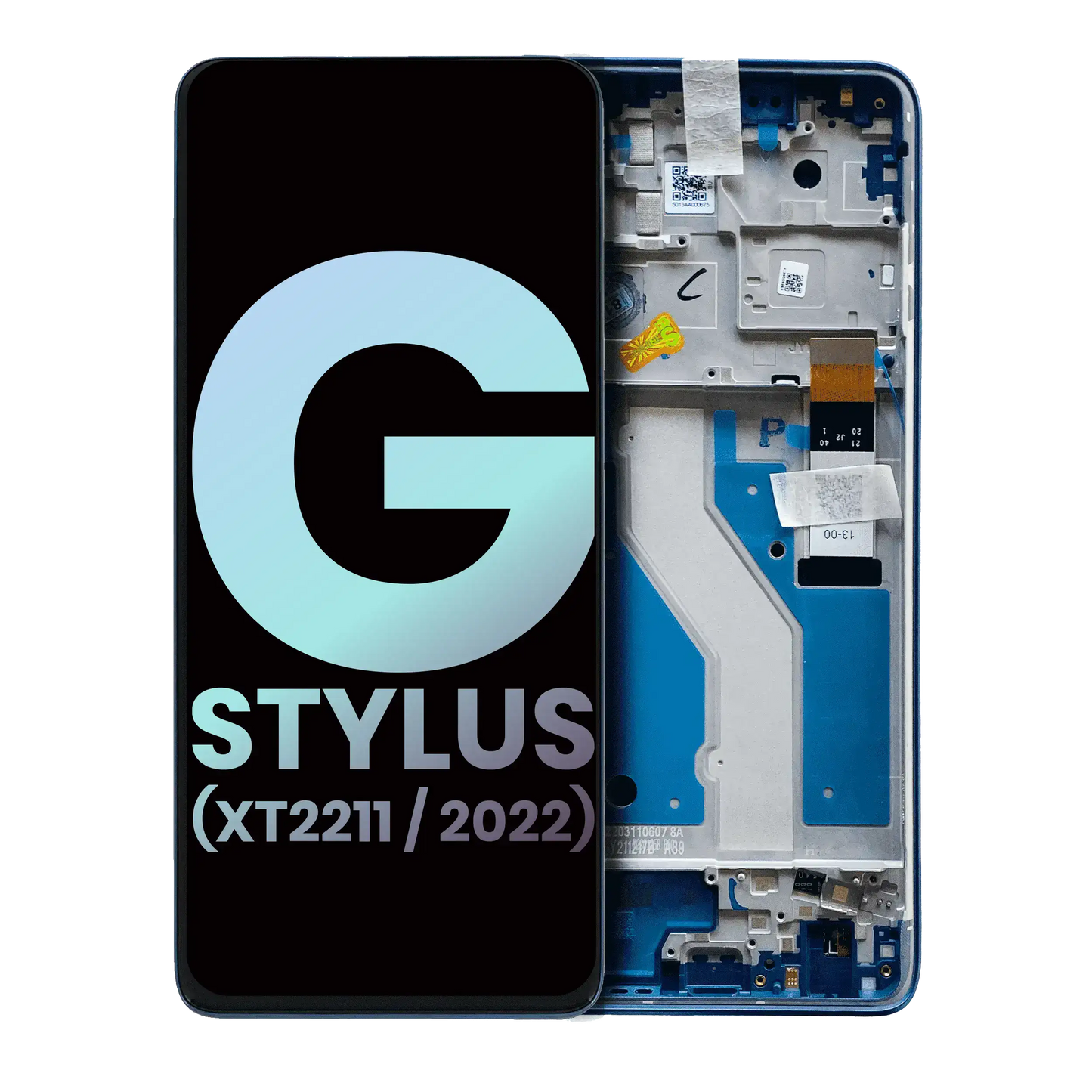 LCD Assembly With Frame For Motorola Moto G Stylus 4G (XT2211 / 2022) (Genuine OEM) (Twilight Blue)