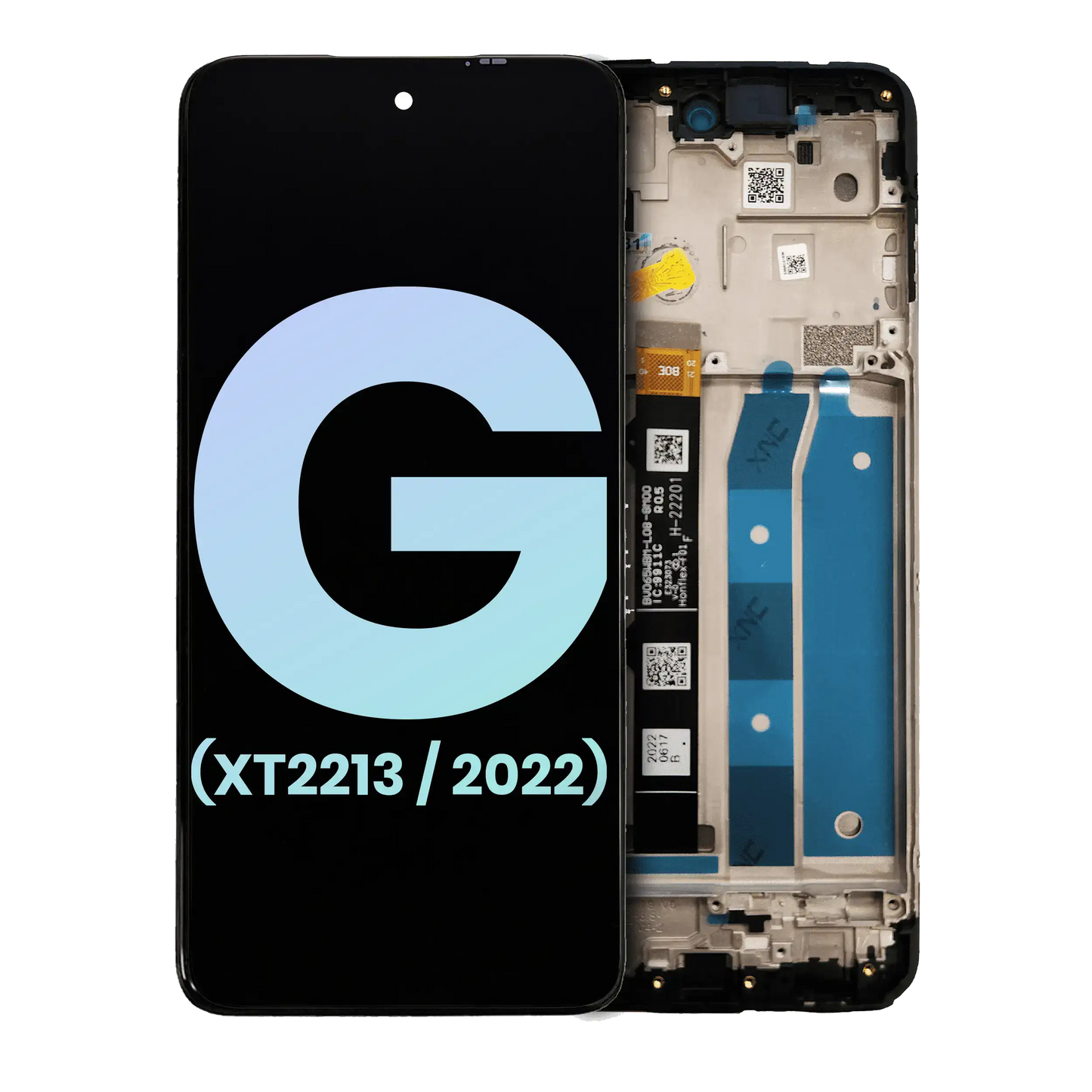 LCD Assembly With Frame For Motorola Moto G 5G (XT2213 / 2022) (Genuine OEM) (All Colors)