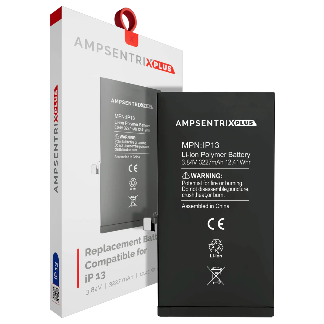 Battery | for: iPhone 13 | AmpSentrix Plus (No Message)