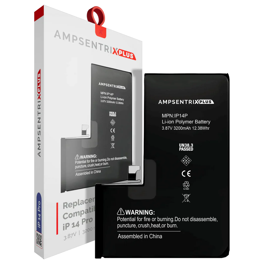 Battery | for: iPhone 14 Pro | AmpSentrix Plus(No Message)