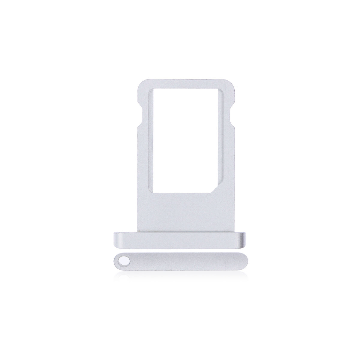 Sim Card Tray Compatible For iPad Mini 1 / iPad Mini 2 / iPad Mini 3 / iPad Air 1 / iPad 5 (2017) / iPad 6 (2018) (Silver)