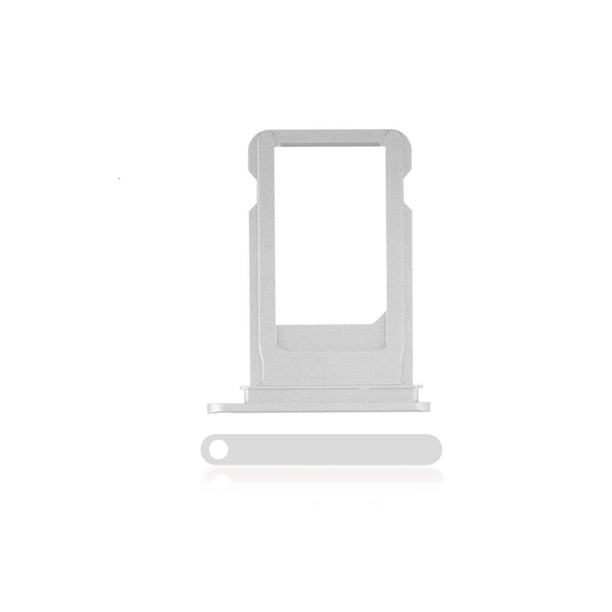 Sim Card Tray Compatible For iPhone 7 Plus (Silver)