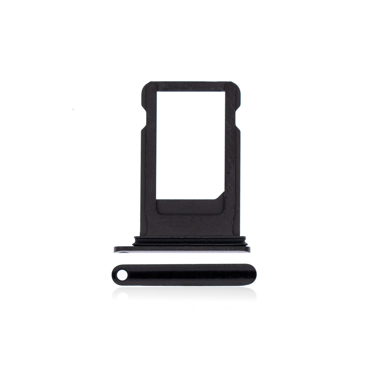 Sim Card Tray Compatible For iPhone 7 Plus (Jet Black)