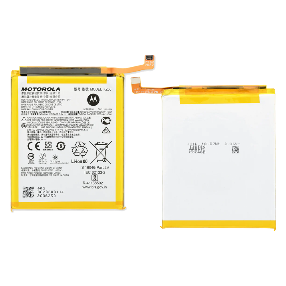 G Power (XT2165)/ G Play (XT2093)/ G9 Play/ G Power (XT2117)/ G7 Power (XT1955)/ One Power/ E40/ G30/ E7 Plus/ G10 Battery