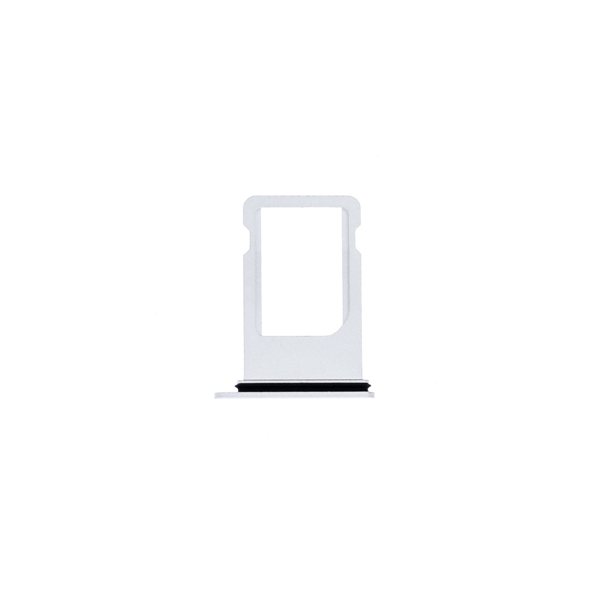 Sim Card Tray Compatible For iPhone 8 Plus (Silver)
