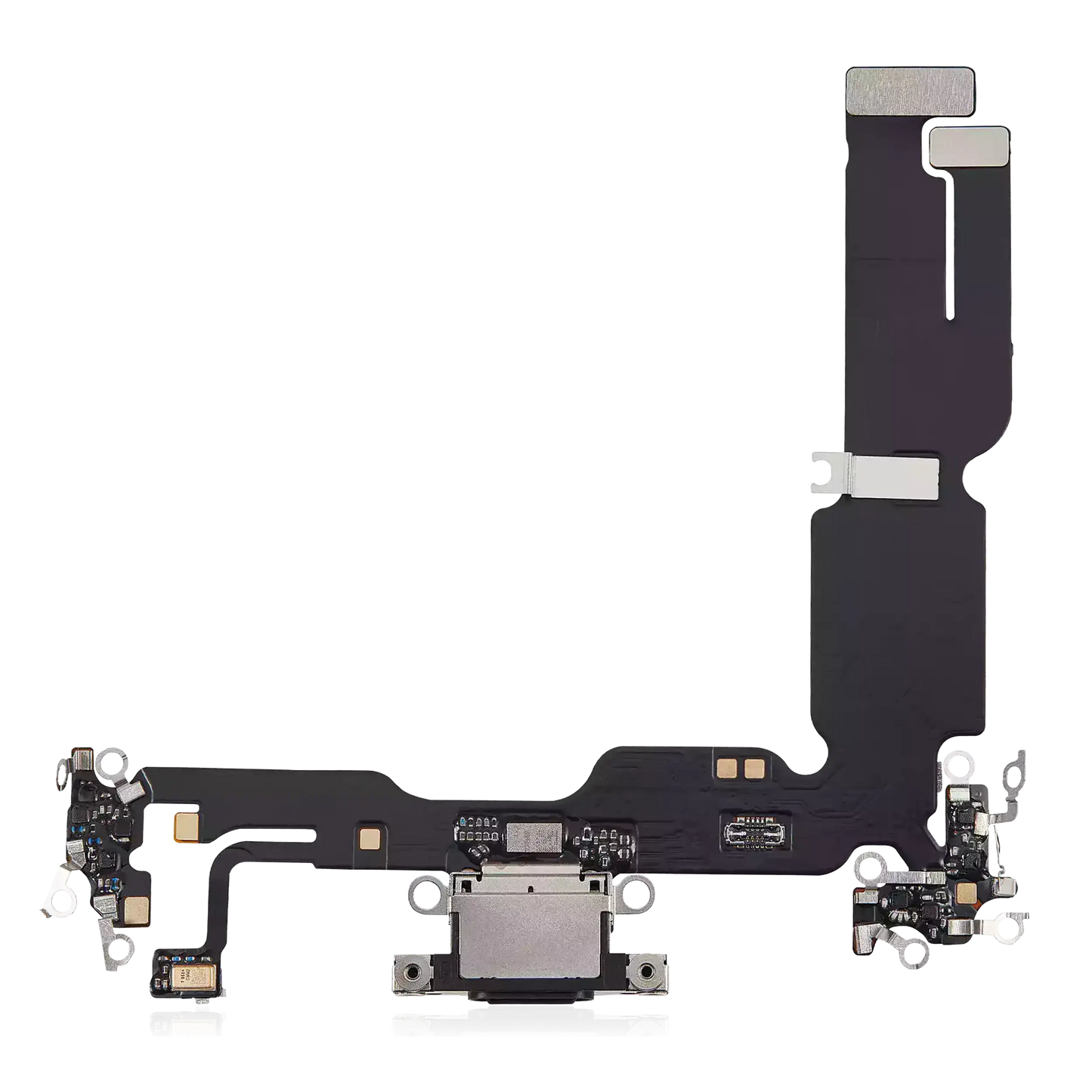 Charging Port Flex Cable | for: iPhone 15 Plus ( black )