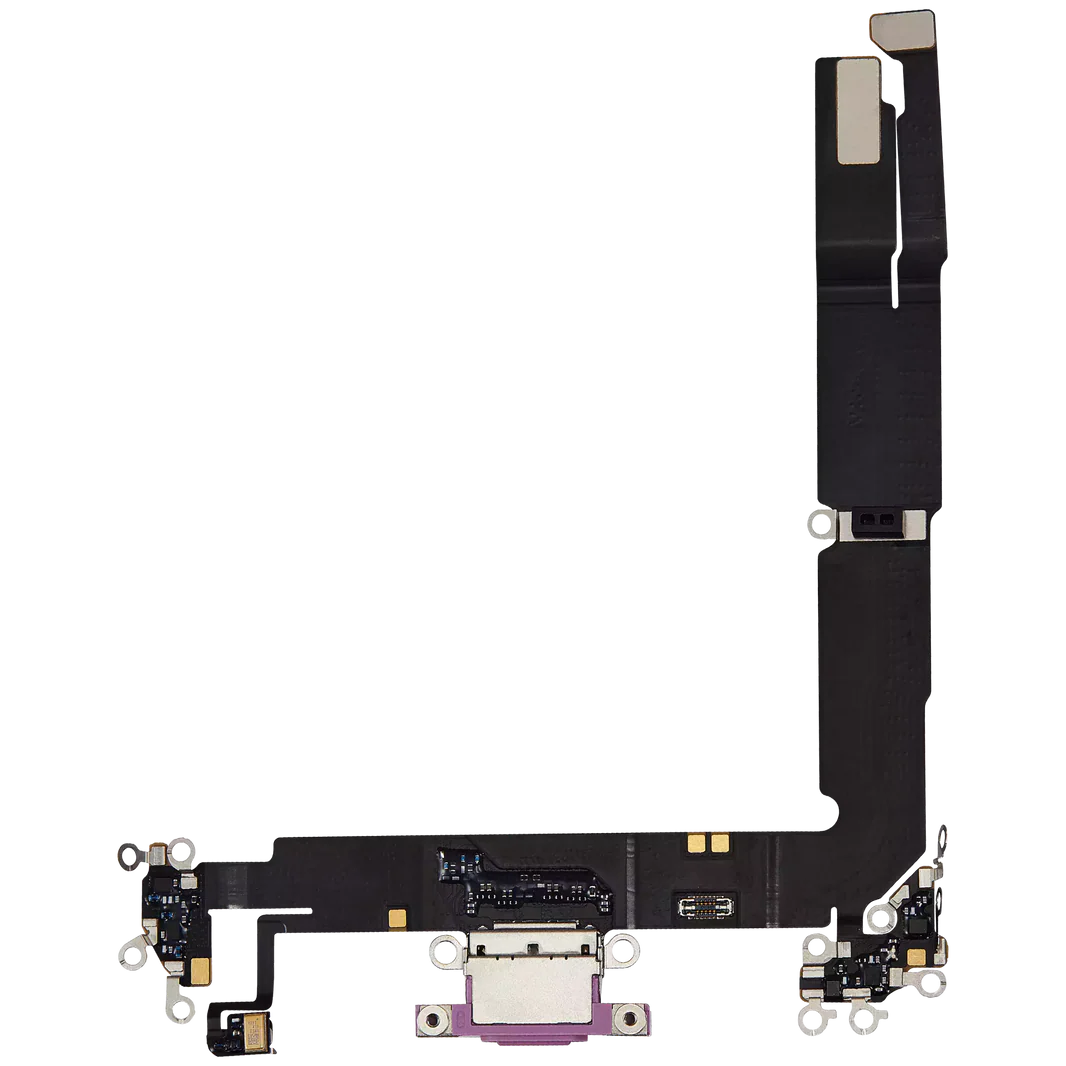 Charging Port Flex Cable | for: iPhone 16 Plus (Pink)