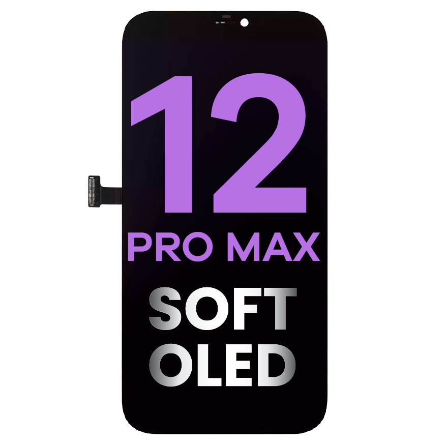 OLED Assembly Compatible For iPhone 12 Pro Max (Aftermarket Pro: Soft OLED)
