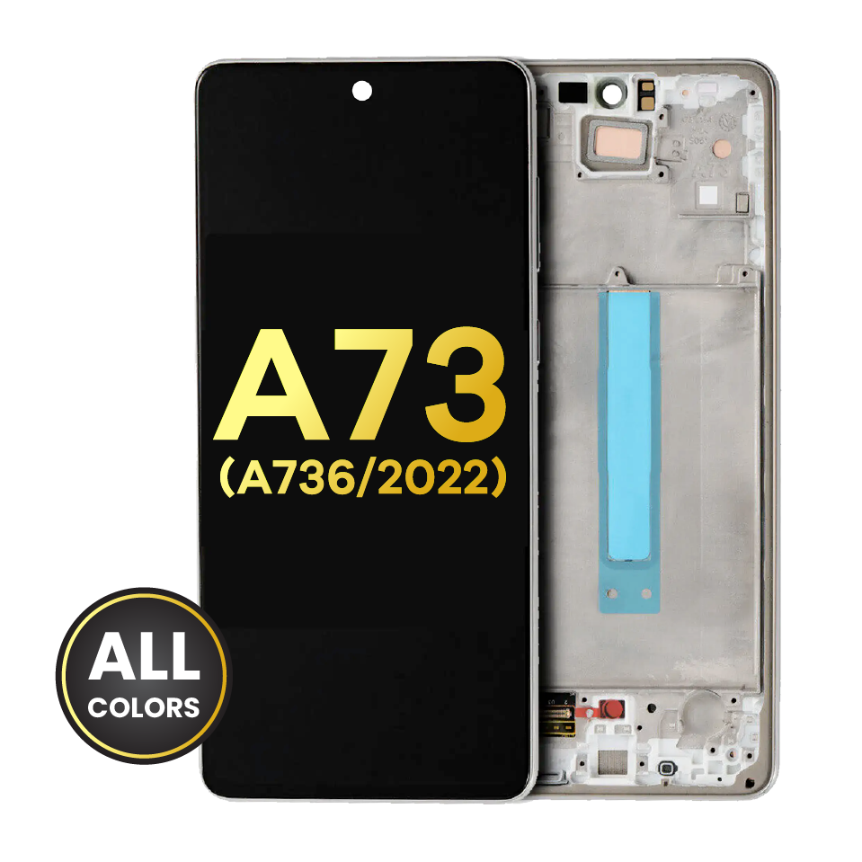 OLED Assembly With Frame For Samsung Galaxy A73 5G (A736 / 2022) (Refurbished) (All colors)