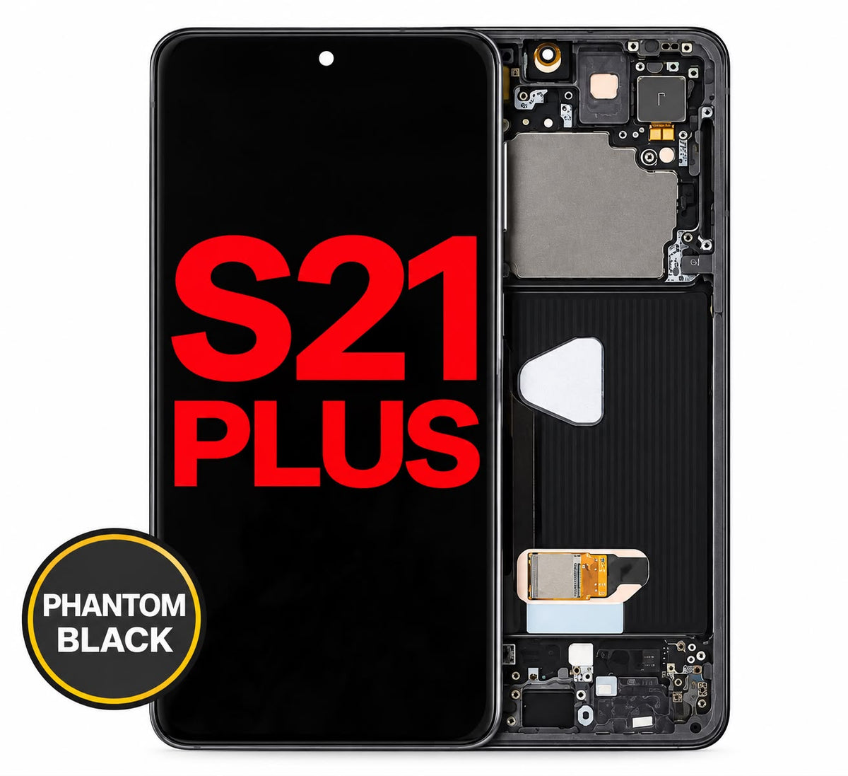 OLED Assembly With Frame For Samsung Galaxy S21 Plus 5G (AM OLED) (Phantom Black)