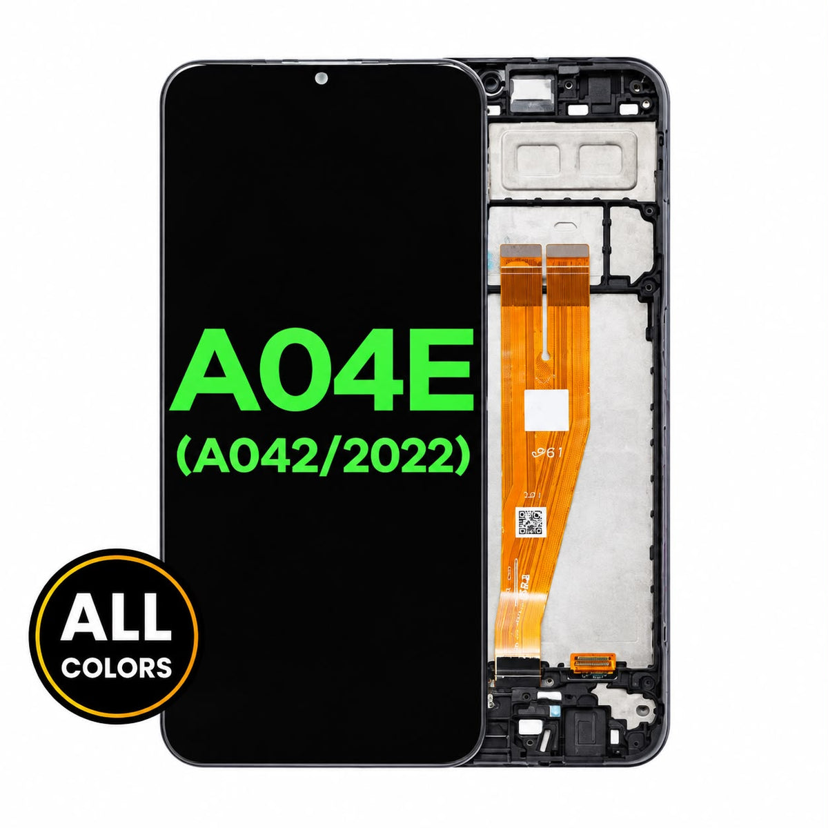 LCD Assembly With Frame For Samsung Galaxy A04E (A042 / 2022) (AM INCELL) (All Colors)