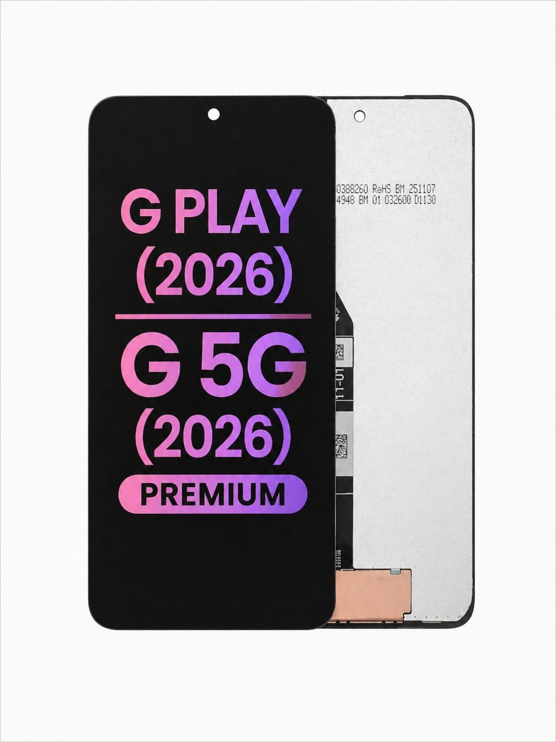 LCD Assembly without Frame for Moto G Play (XT2615 / 2026) / G 5G (XT2613 / 2026) (Premium)