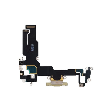 iPhone 15 Charging Port Flex Yellow Best Quality