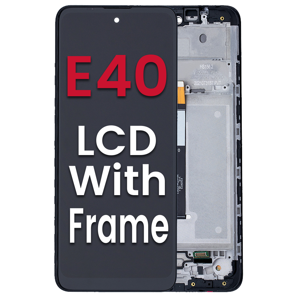 Moto E40 (XT2159 / 2021) LCD With Frame