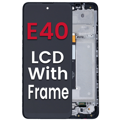 Moto E40 (XT2159 / 2021) LCD With Frame
