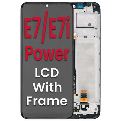 Moto E7 Power (XT2097-6 / 2021) / E7i Power (XT2097-14 / 2021) LCD With Frame