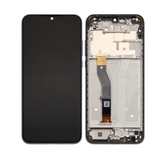 LCD Assembly With Frame For Motorola Moto G Play (XT2093 / 2021) (Refurbished) (Flash Gray)