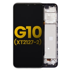 LCD Assembly With Frame For Motorola Moto G10 (XT2127-2 / 2021) (Refurbished) (All Colors)