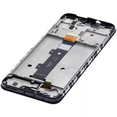 LCD Assembly With Frame For Motorola Moto G30 (XT2129 / 2021) (Refurbished) (Phantom Black)