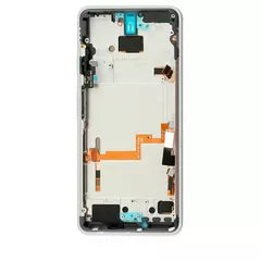 OLED Assembly With Frame For Google Pixel 3 (Refurbished) (Clearly White)