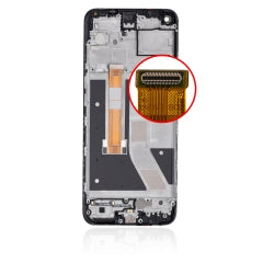 LCD Assembly With Frame For OnePlus Nord N100 (Refurbished) (Black)
