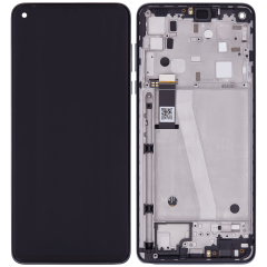 LCD Assembly With Frame For Motorola Moto G Stylus 5G (XT2131 / 2021) (Genuine OEM) (Cosmic Emerald)