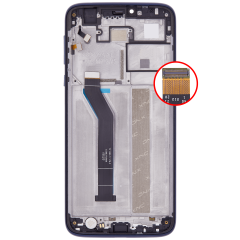 LCD Assembly With Frame For Motorola Moto G7 Power (XT1955-6 / XT1955Dl) / G7 Supra (XT1955-5 / 2019) (Genuine OEM) (Marine Blue)