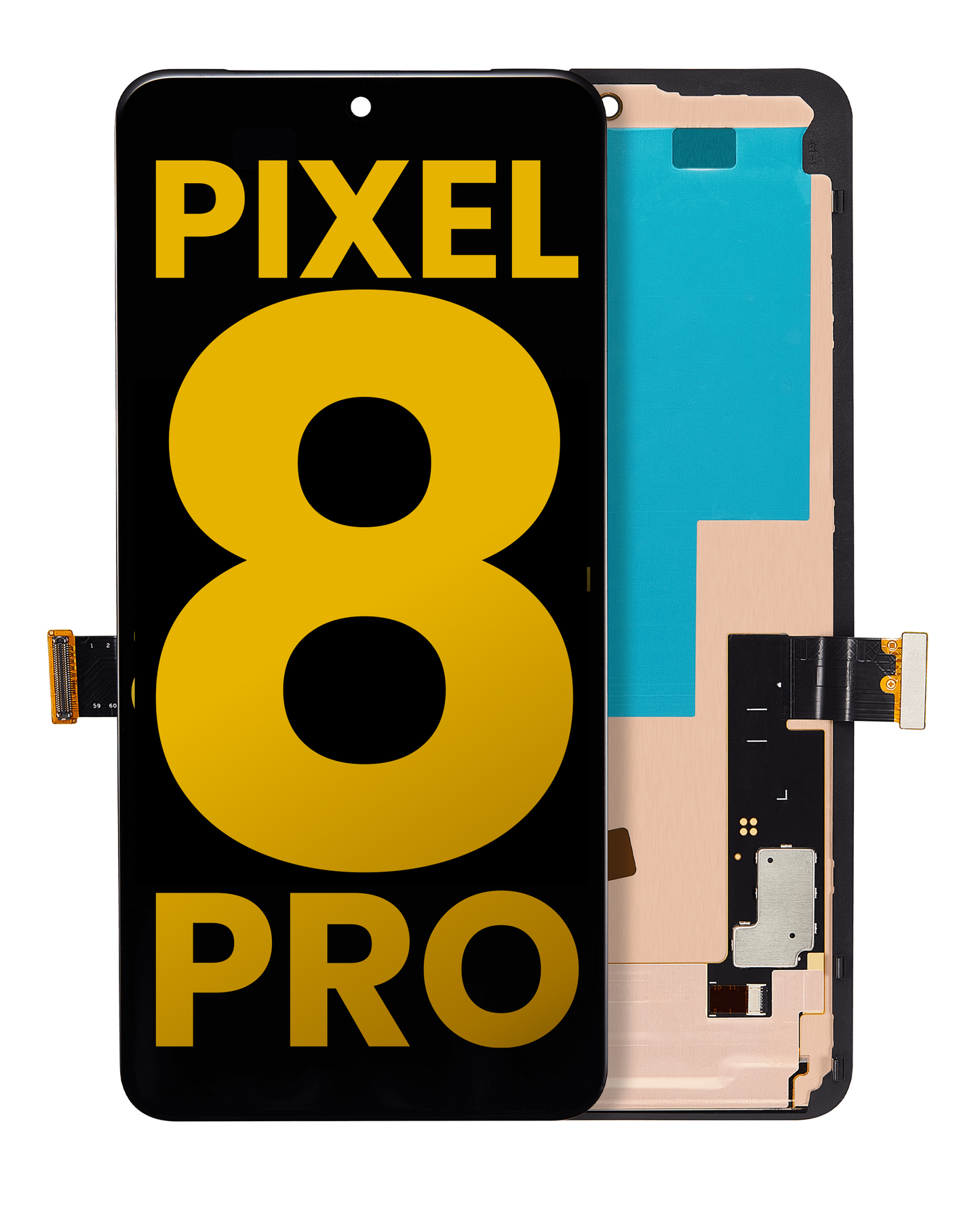 OLED Assembly With Frame (Without Fingerprint Sensor) For Google Pixel 8 Pro (Refurbished) (All Colors)