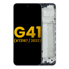 OLED Assembly With Frame For Motorola Moto G41 (XT2167 / 2022) (Refurbished) (All Colors)