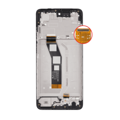 LCD Assembly With Frame For Motorola Moto G 5G (XT2417 / 2024) (Refurbished) (Sage Green)