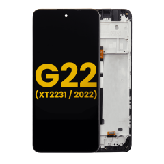LCD Assembly With Frame For Motorola Moto G22 (XT2231 / 2022) (Refurbished) (All Colors)