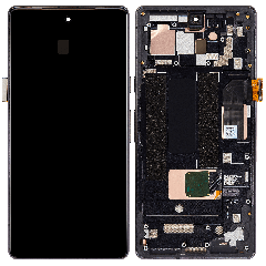 OLED Assembly With Frame (With Fingerprint Sensor ) For Google Pixel 7a 5G (Refurbished) (Charcoal)