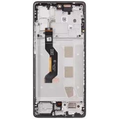 OLED Assembly With Frame For Motorola Moto G85 (XT2427-3 / 2024) (Refurbished) (Urban Grey)