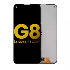 LCD Assembly Without Frame For Motorola Moto G8 (XT2045-1 / 2020) (Refurbished) (Black)