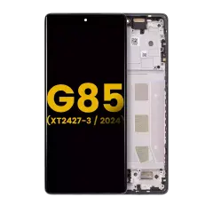 OLED Assembly With Frame For Motorola Moto G85 (XT2427-3 / 2024) (Refurbished) (Urban Grey)