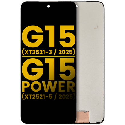 LCD Assembly Without Frame For Motorola Moto G15 (XT2521-3 /2025) / G15 Power (XT2521-5 /2025) (Refurbished) (All Colors)