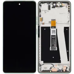 LCD Assembly With Frame For Motorola Moto G Power 5G (XT2515 / 2025) (Refurbished) (Leaf Green)