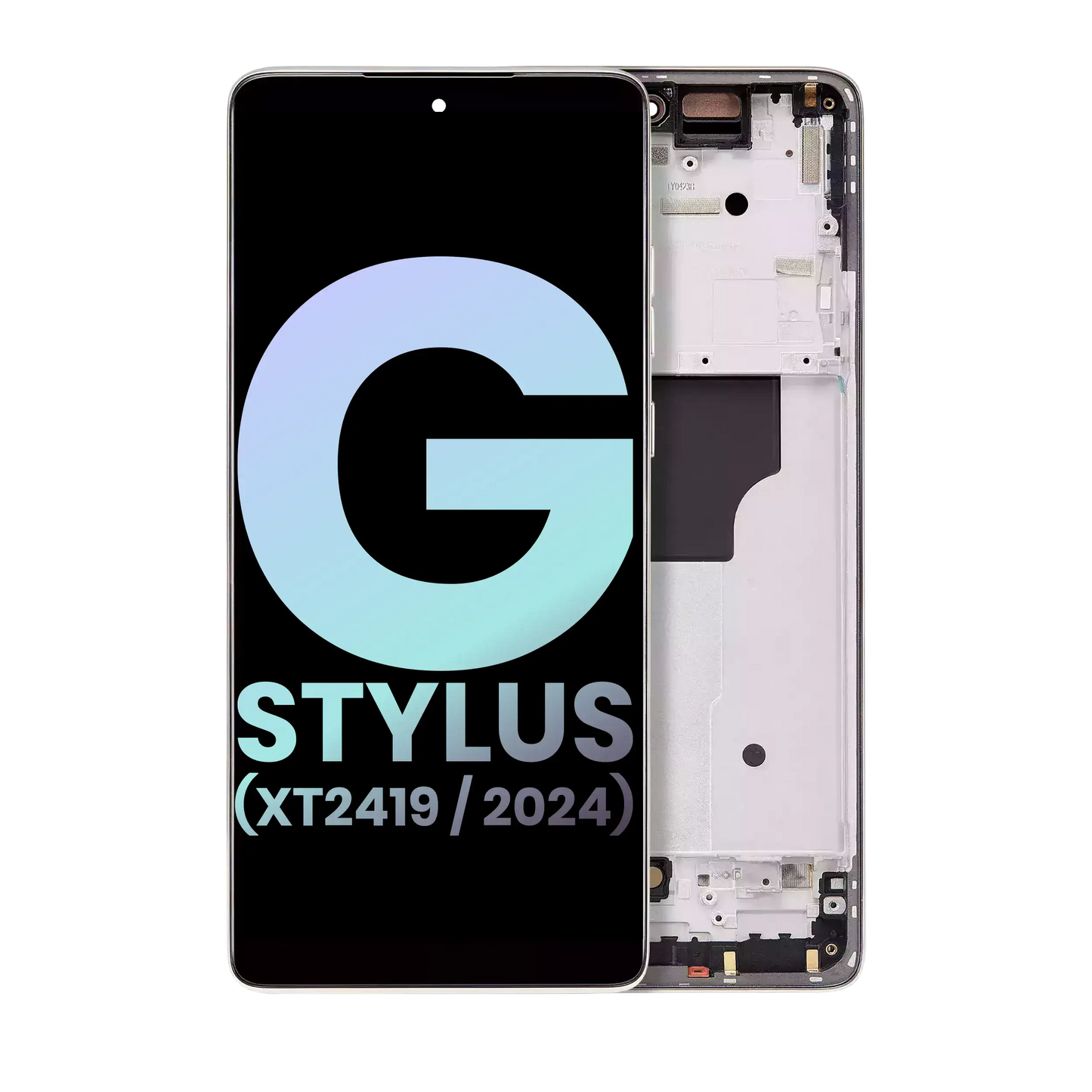 OLED Assembly With Frame For Motorola Moto G Stylus 5G (XT2419 / 2024) (Genuine OEM) (Caramel Latte)