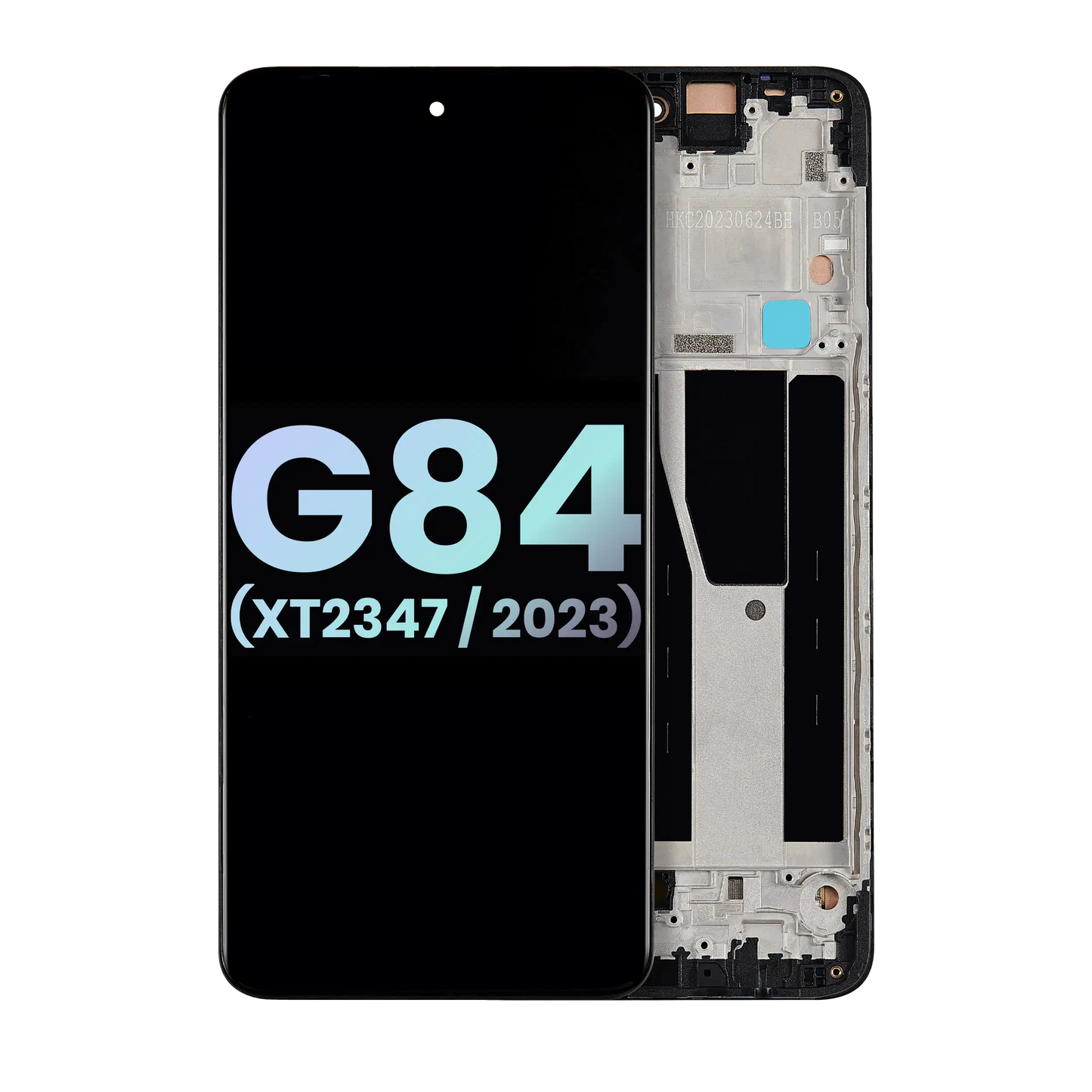 OLED Assembly With Frame For Motorola Moto G84 (XT2347 / 2023) (Genuine OEM) (All Colors)