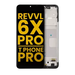 LCD Assembly With Frame For T-Mobile Revvl 6X Pro 5G / T Phone Pro (Refurbished) (All Colors)